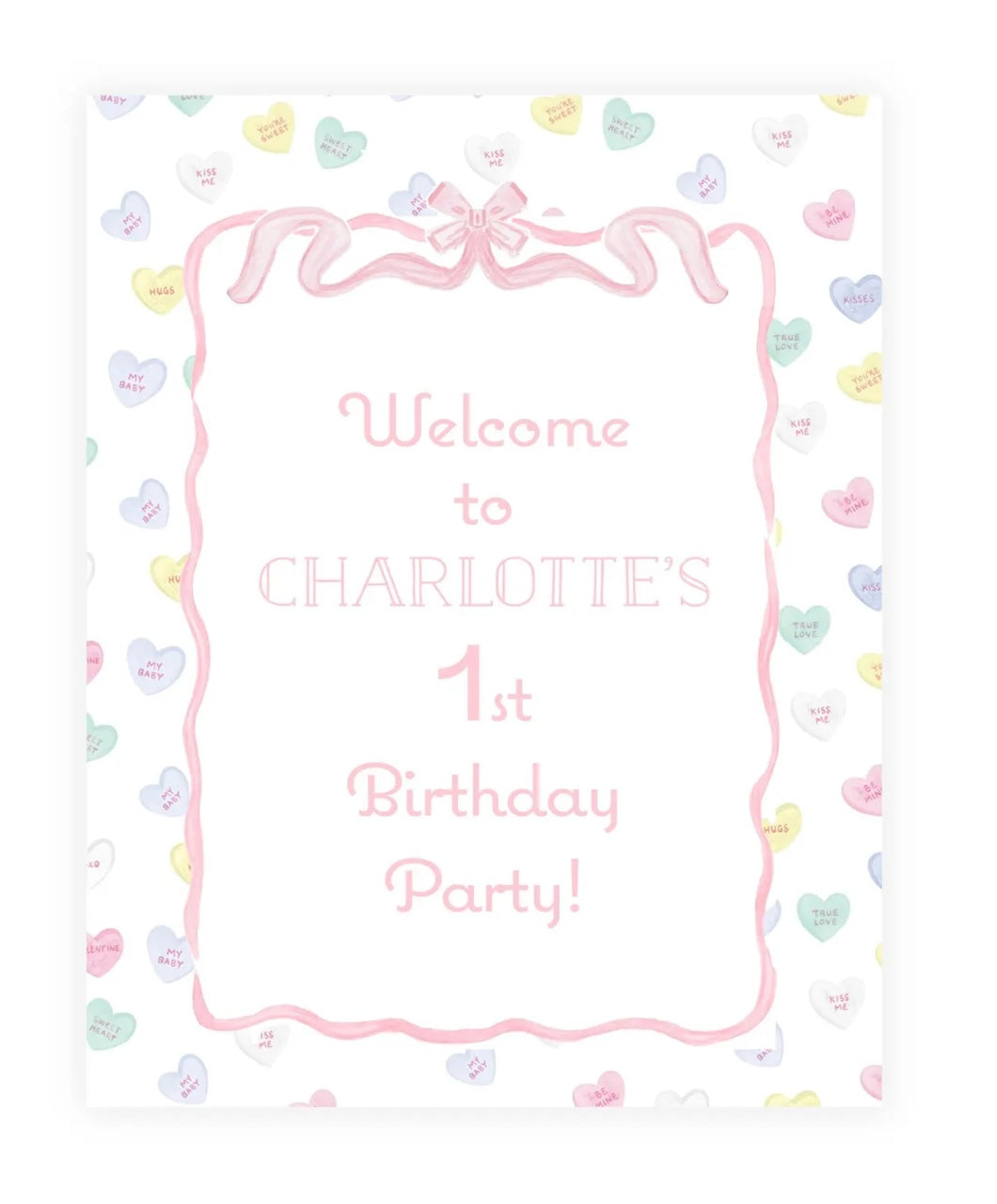 Sweetheart Birthday Welcome Sign