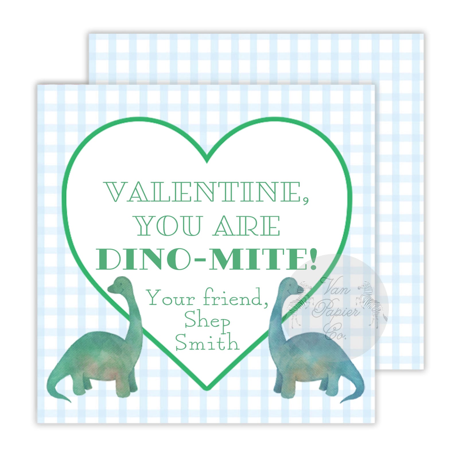 Dino-Mite Valentine Tags