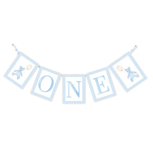 "ONE" Beary 1st Birthday High Chair Banner