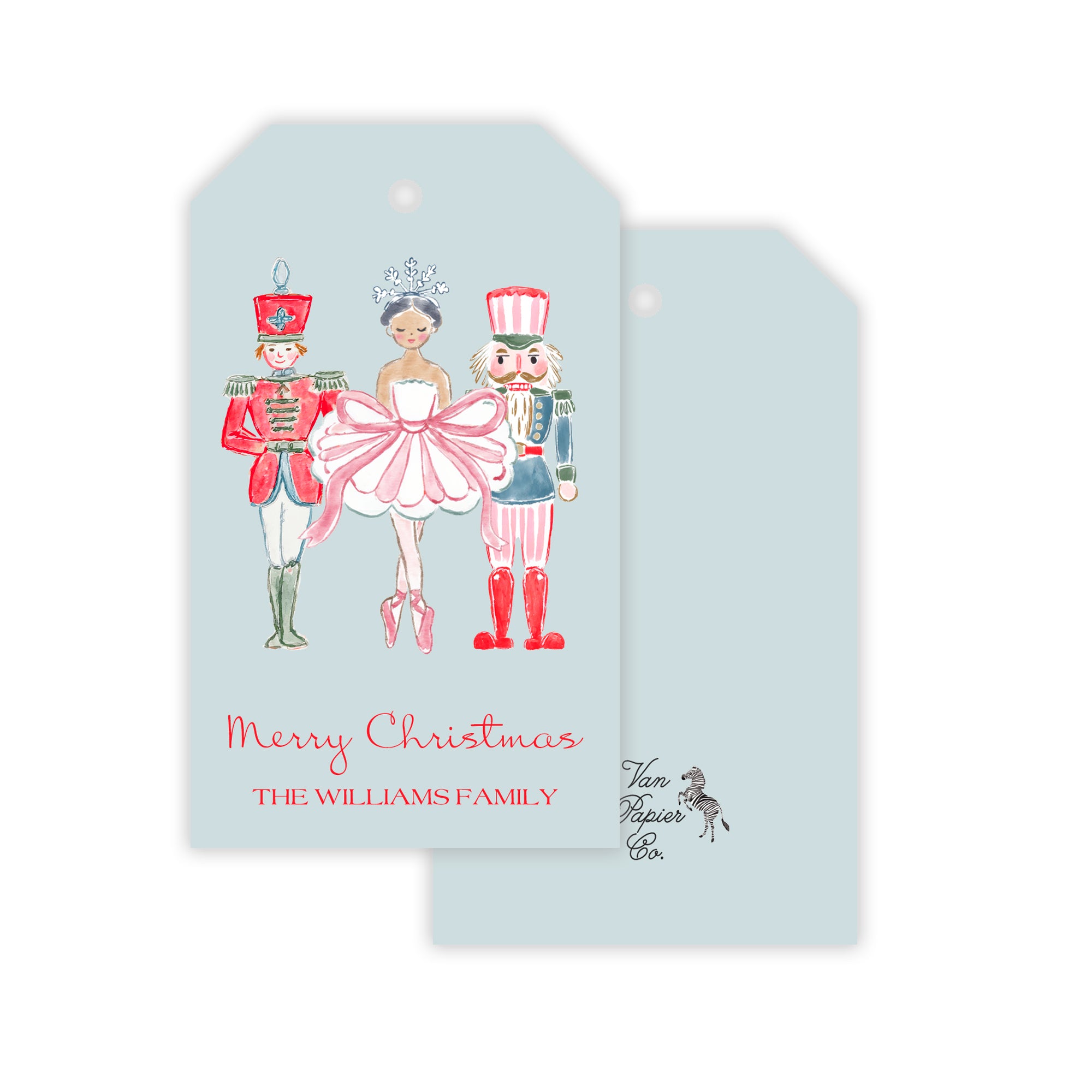 Nutcracker Holiday Gift Tags