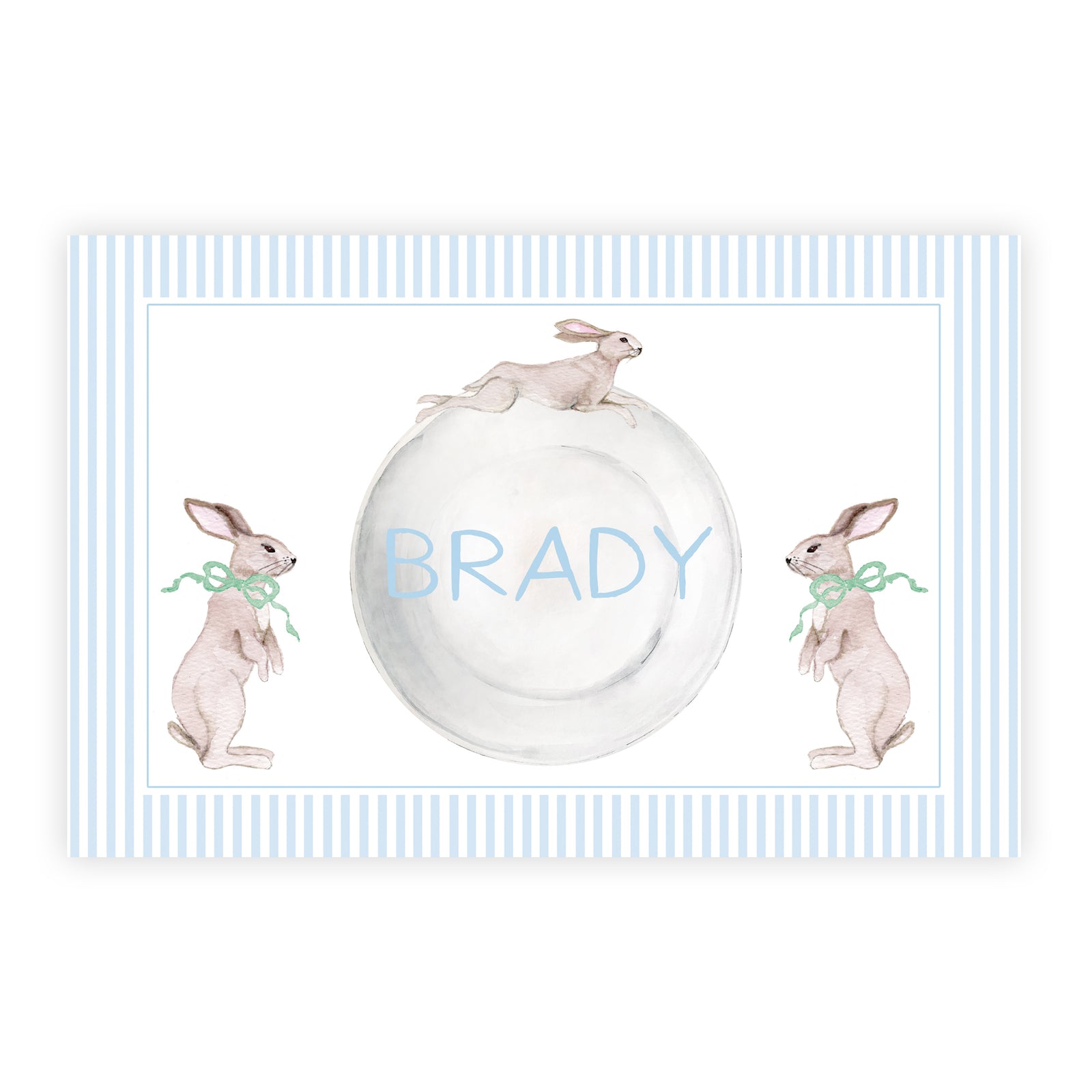 Valentine/ Easter Placemat Blue