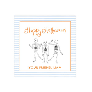 Skeleton Halloween Tags