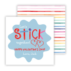 Wikki Stix Valentine Tags