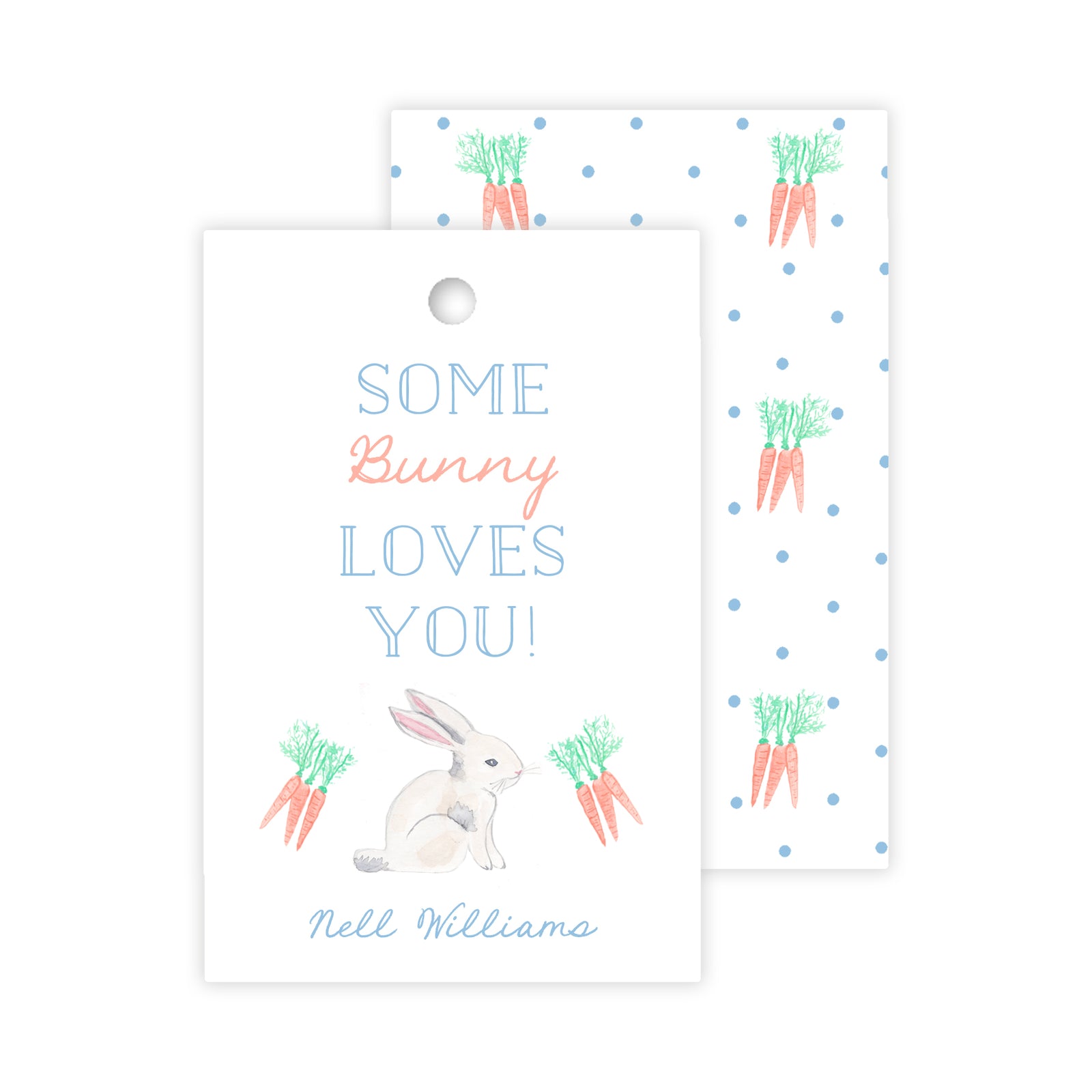 Some Bunny Loves You Easter Tag