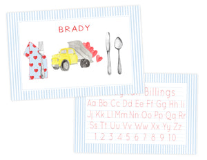 Valentine Placemat Blue