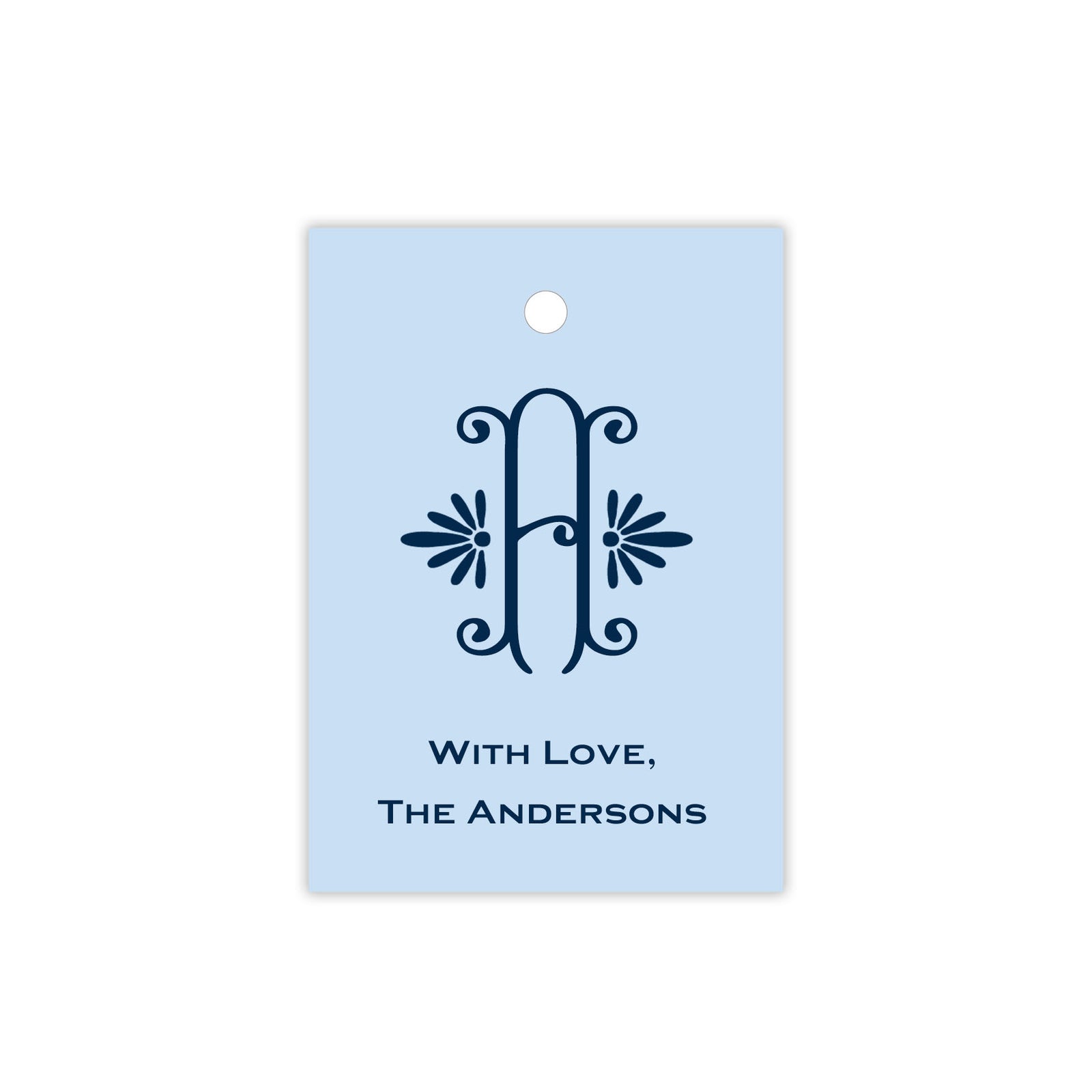 Ornate Initial Gift Tags