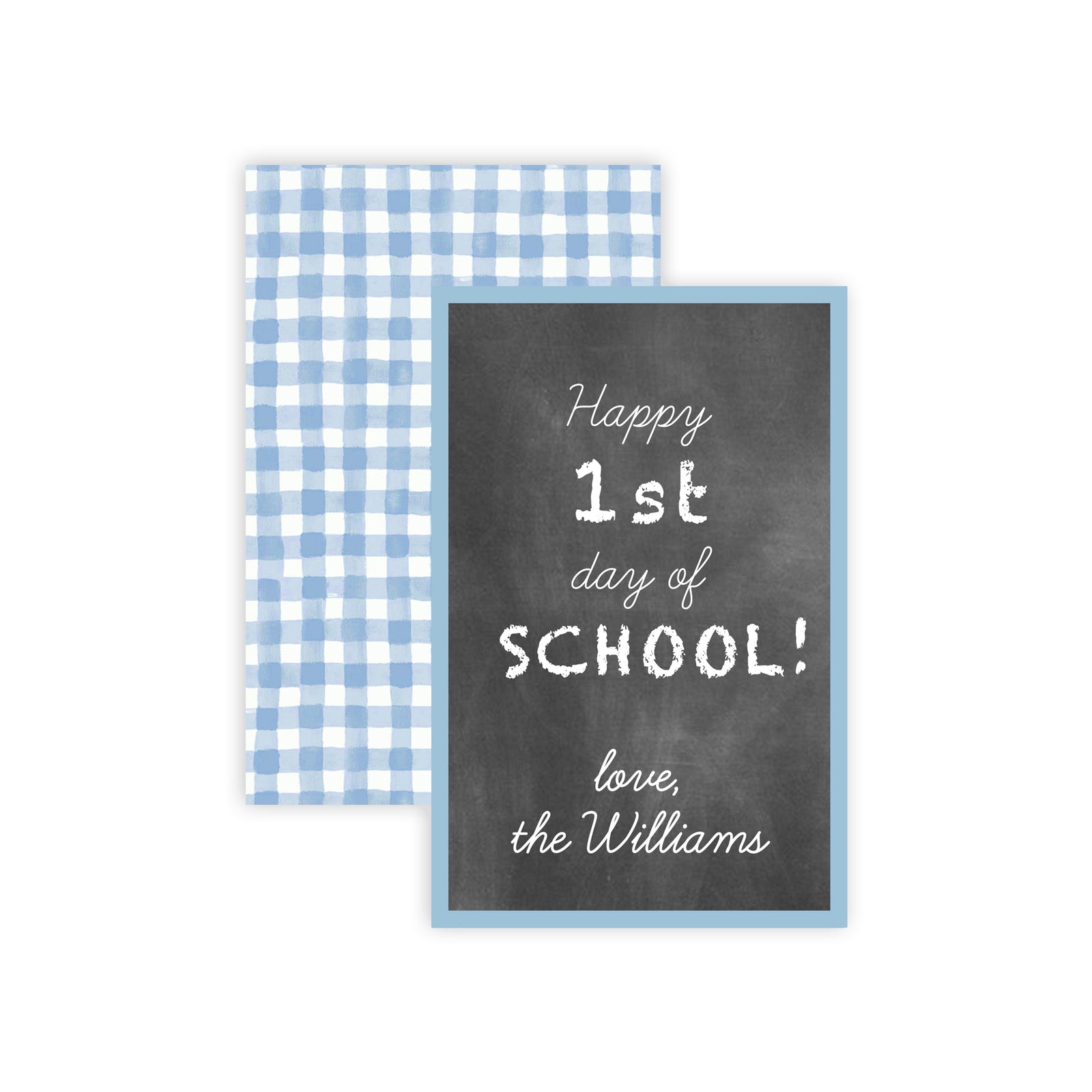 Chalkboard Back to School Tags
