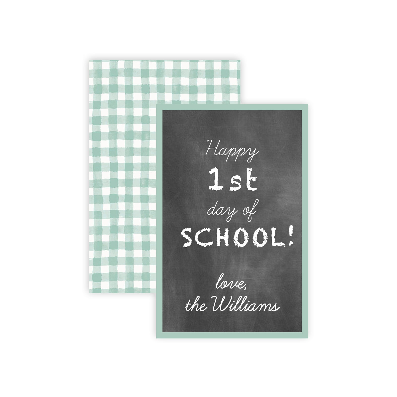 Chalkboard Back to School Tags