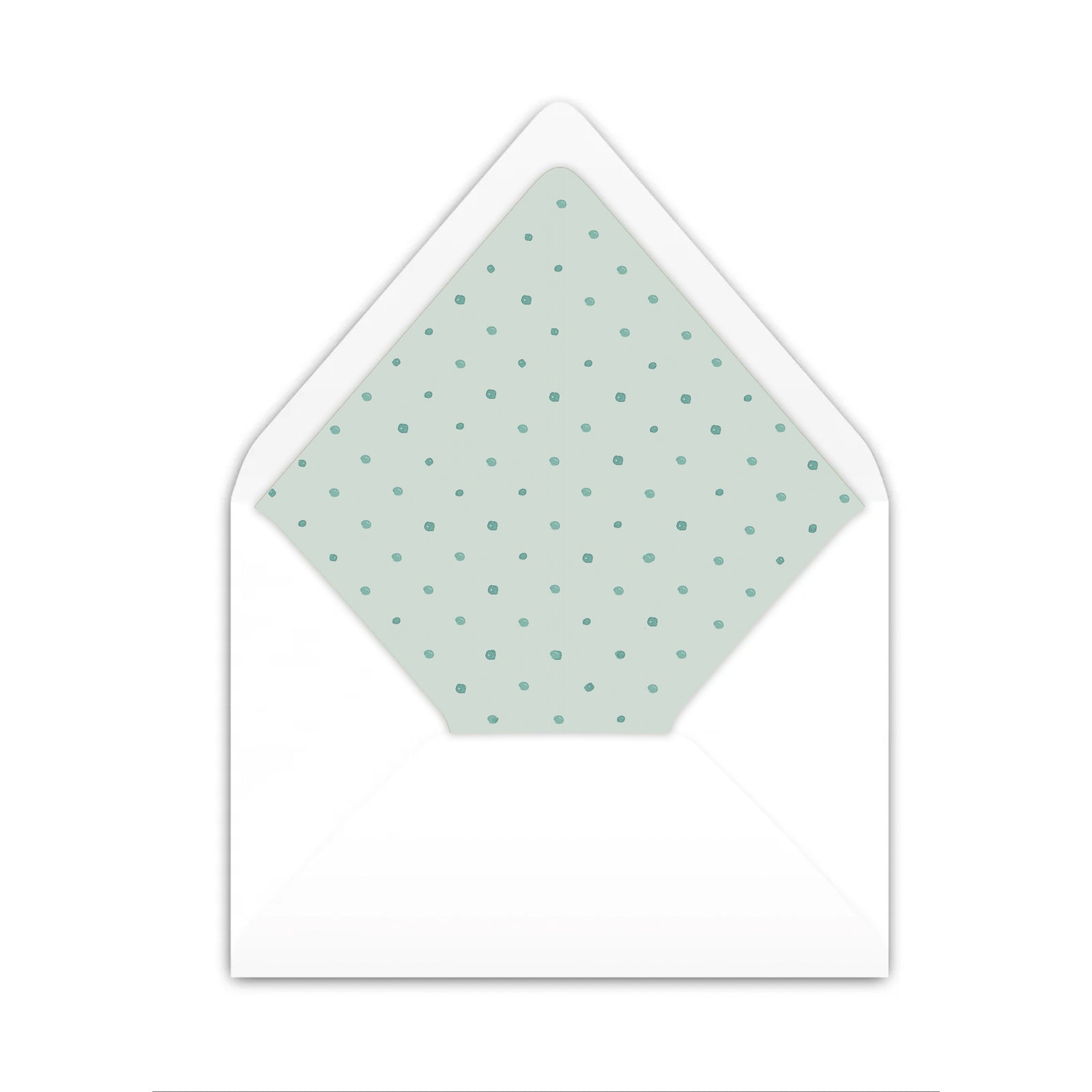 Pink & Green Ribbon Christmas Card