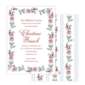 Christmas Brunch Invitation