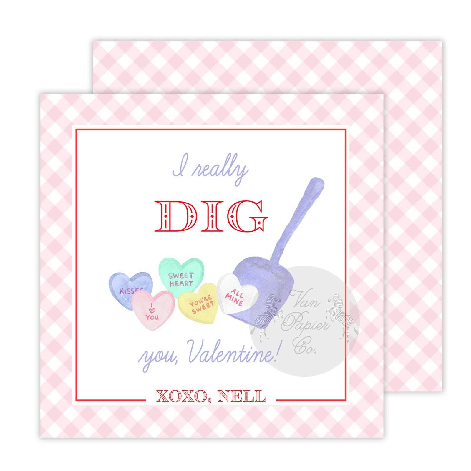 Pink I Dig You Valentine