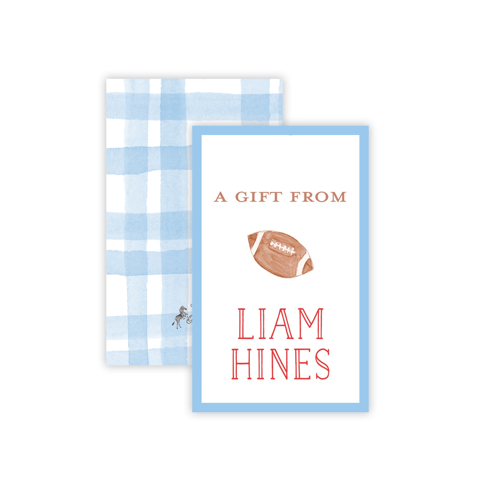 A Gift From Football Tags