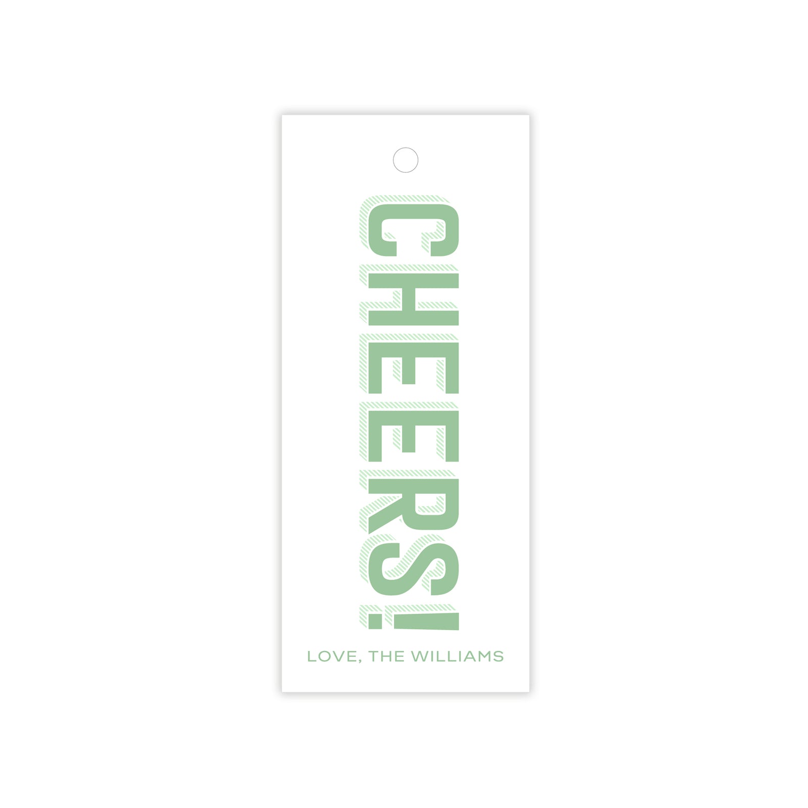 Cheers Hanging Gift Tags