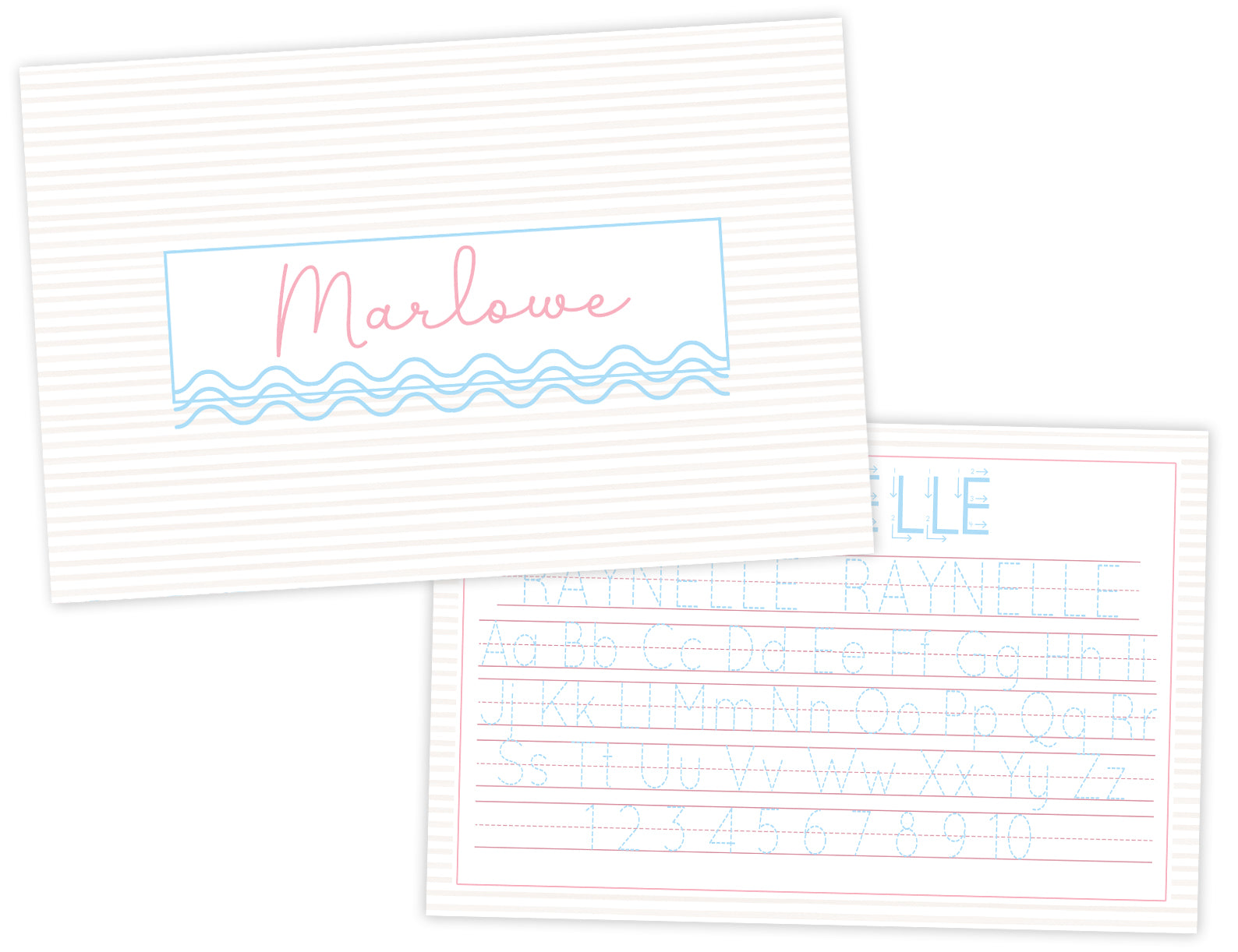 Girls Laminated Summer Placemat