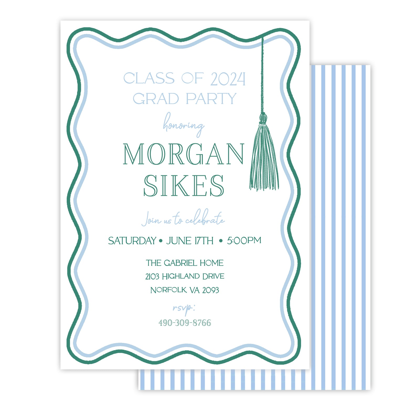 Tassel Graduation Party Invitation