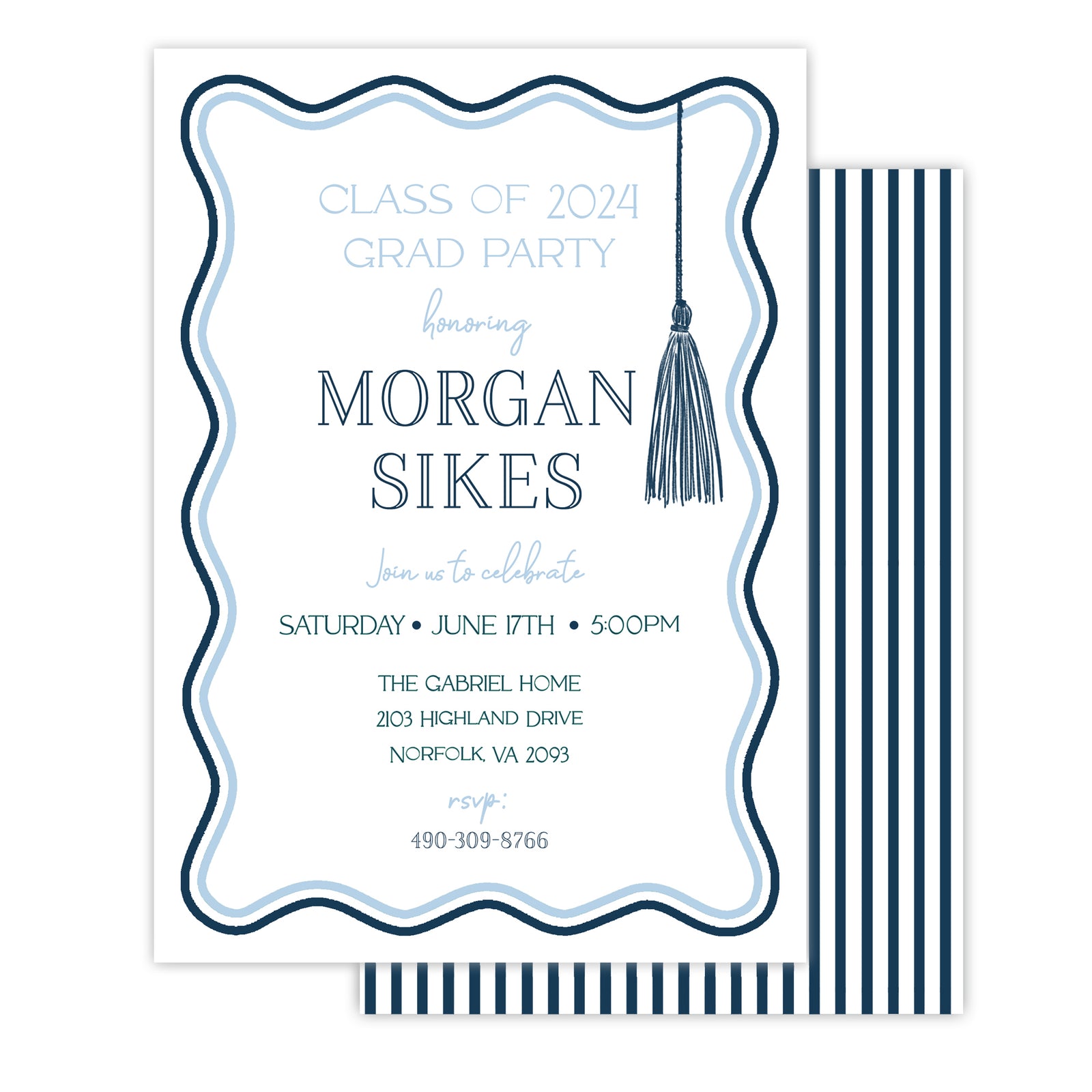Tassel Graduation Party Invitation