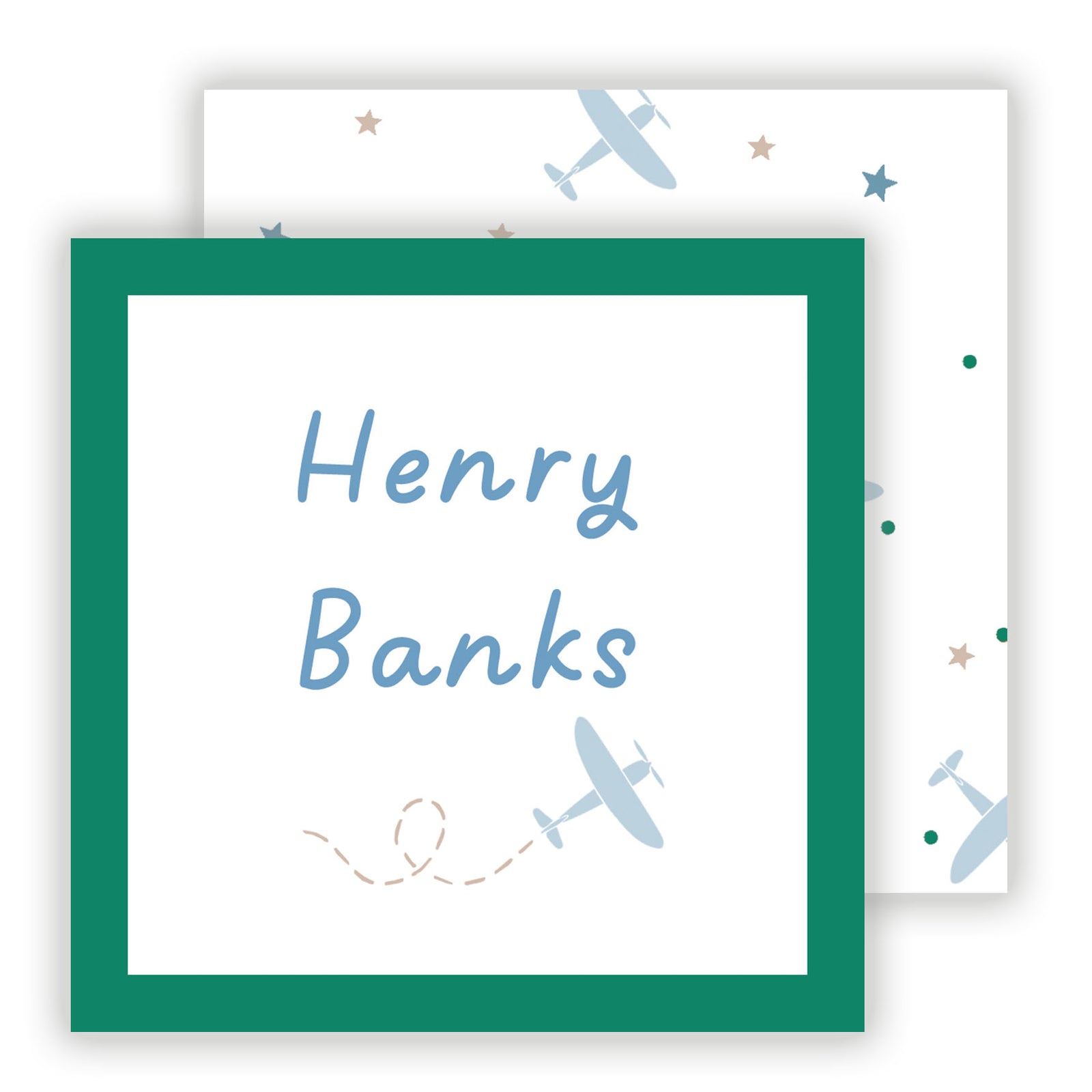 Airplane Enclosure Cards