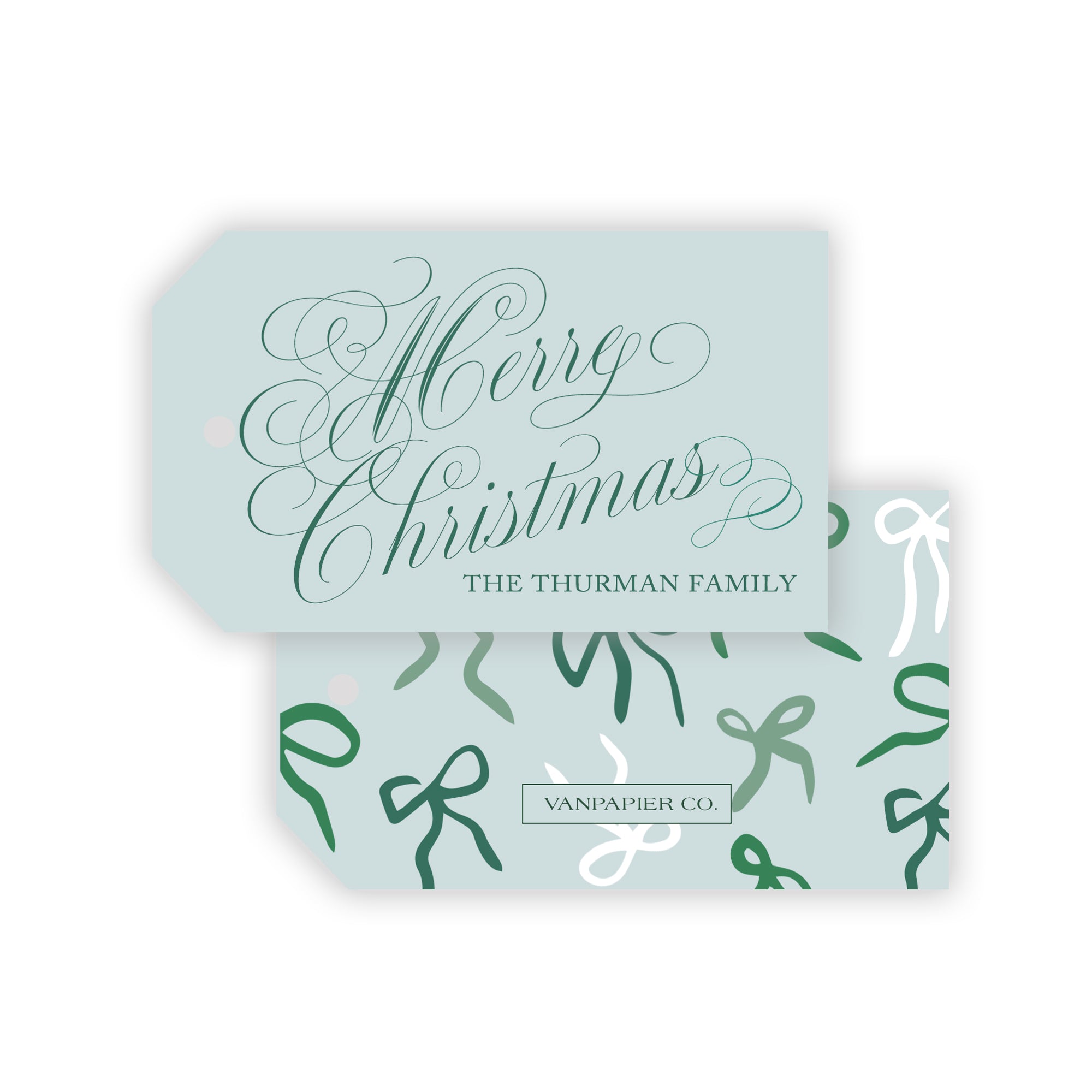 Bows and Bows Holiday Gift Tags