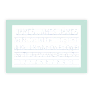 Valentine Placemat Teal Hearts