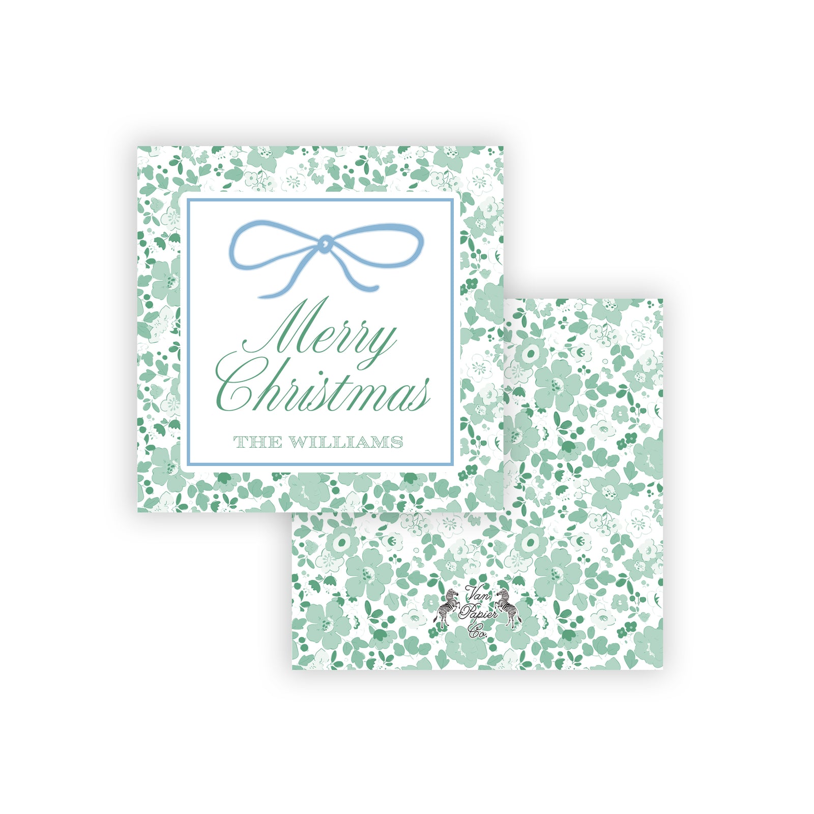 Liberty Floral Holiday Gift Tags
