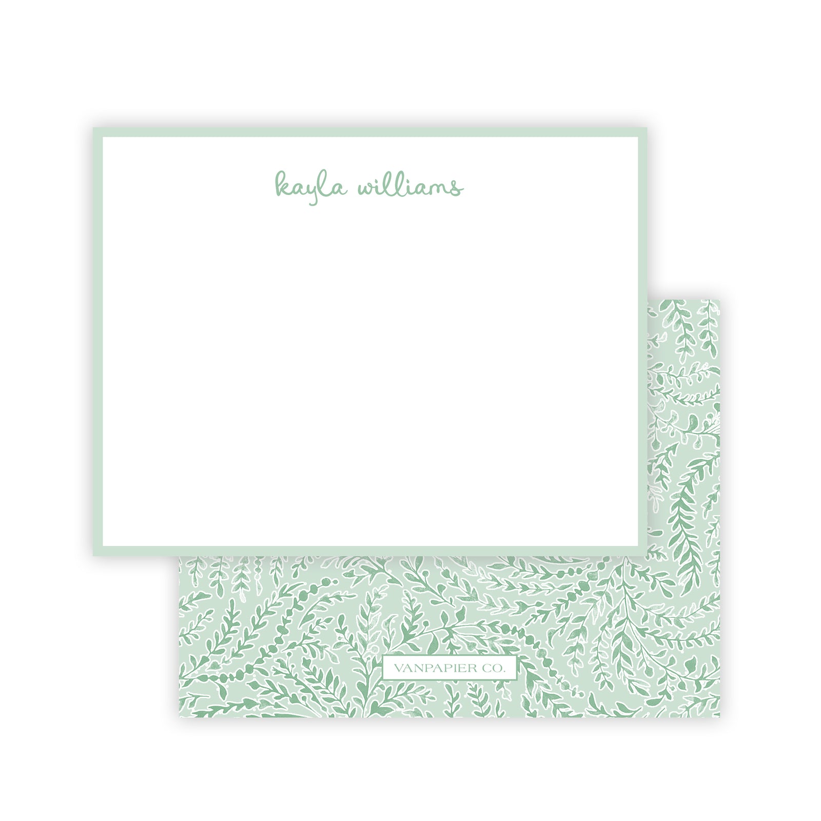 Women's Floral Motif Note Cards