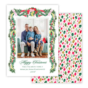 Happy Garland Christmas Card
