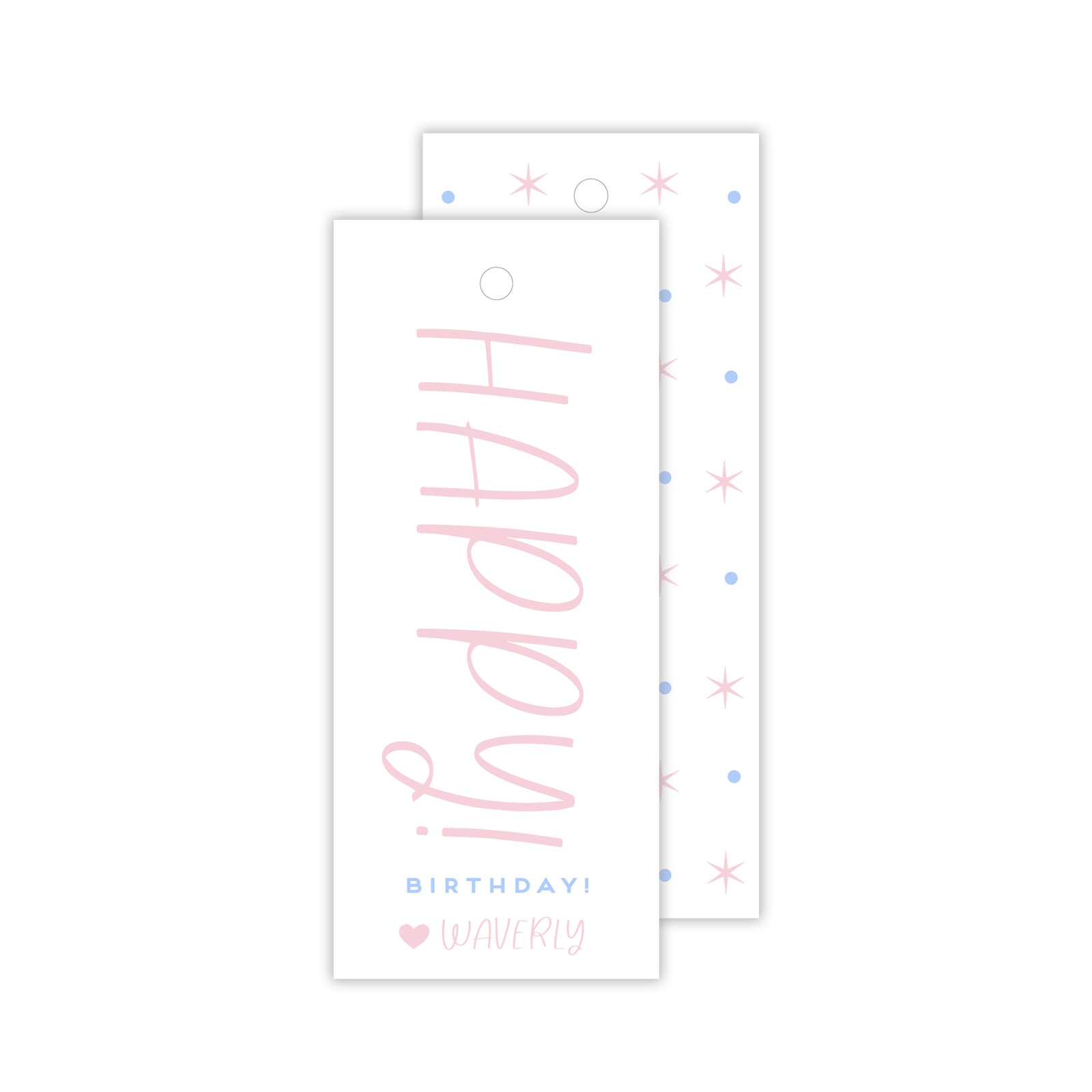 Girls Happy Birthday Hanging Gift Tags