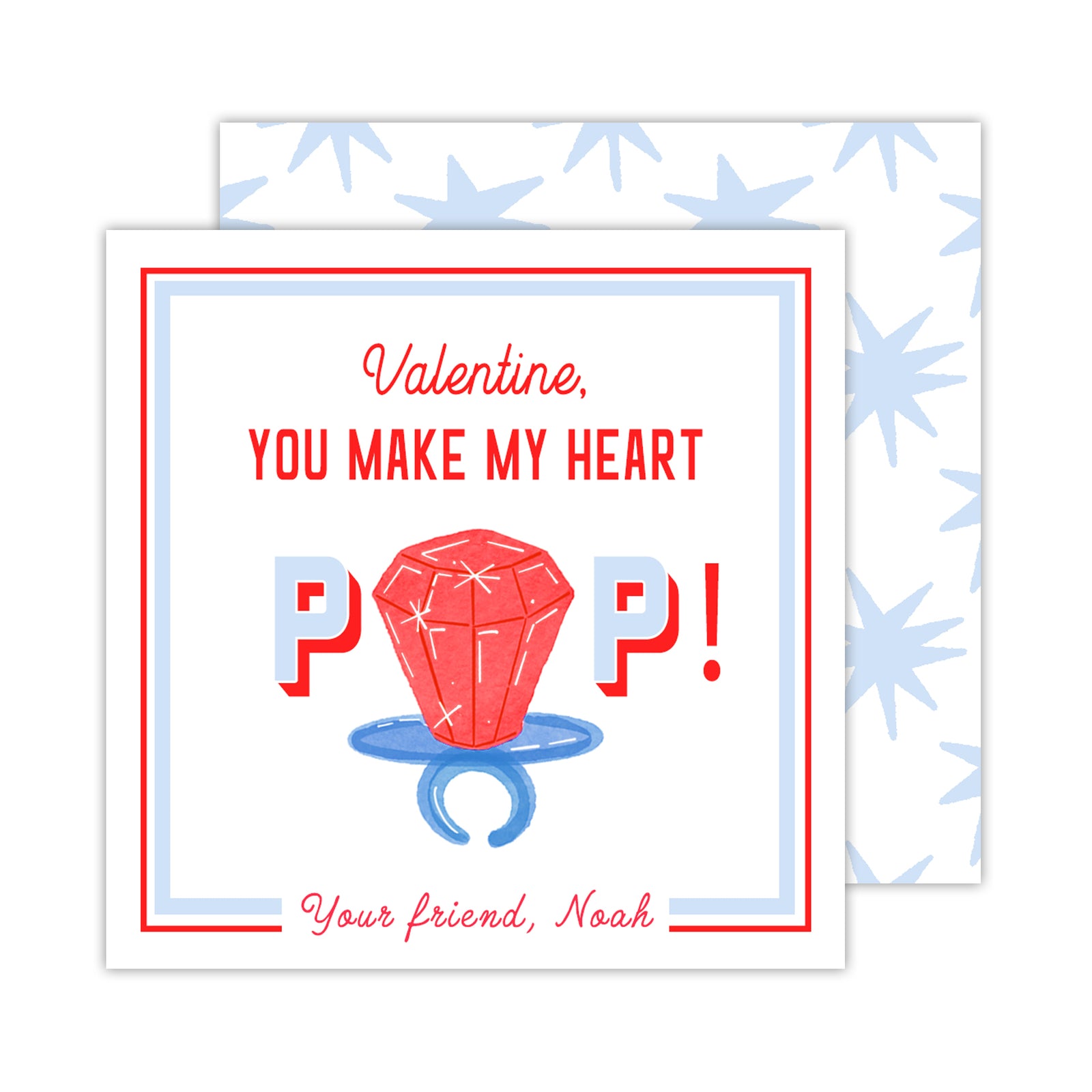 Make My Heart Pop Valentine Tags