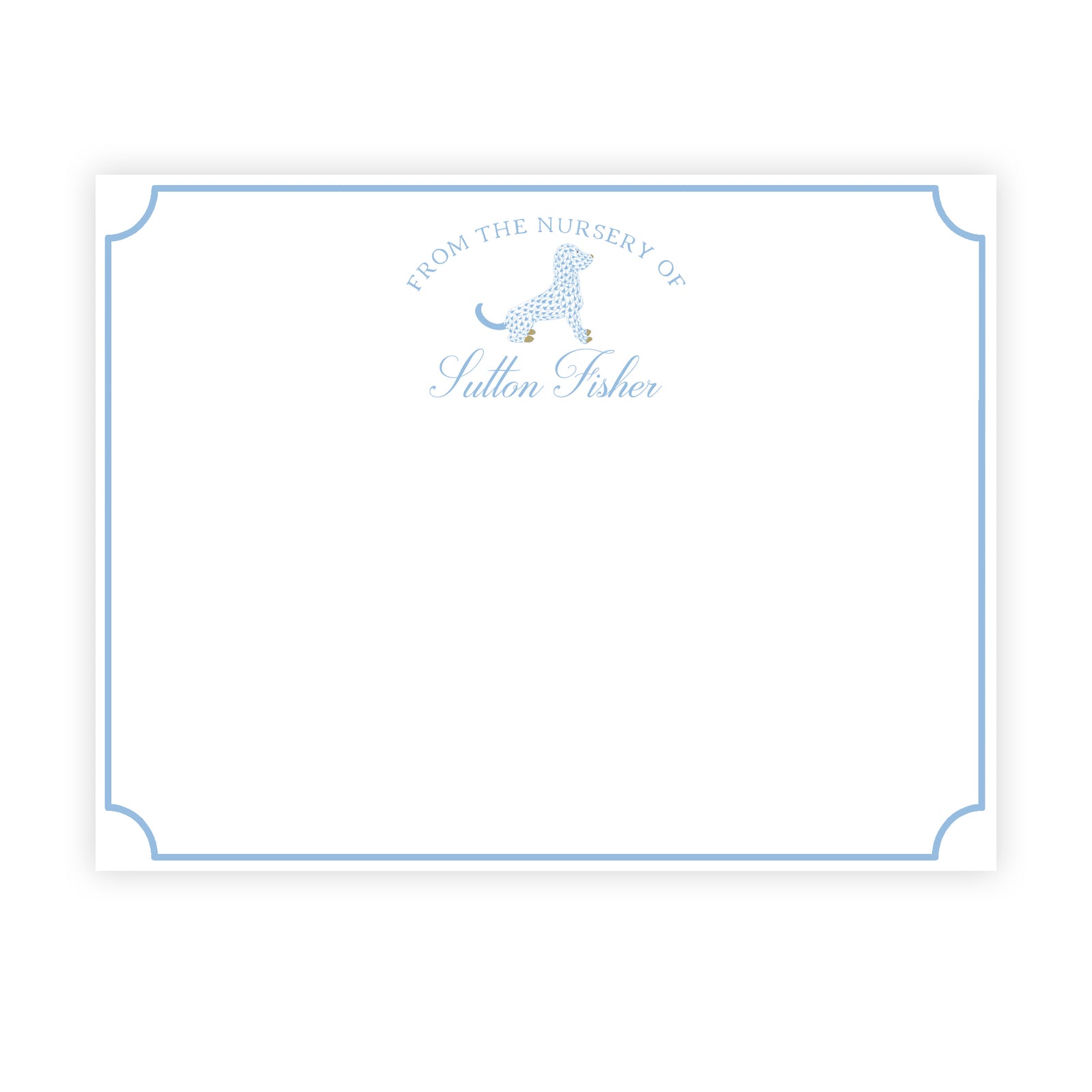 Herend Puppy Stationery