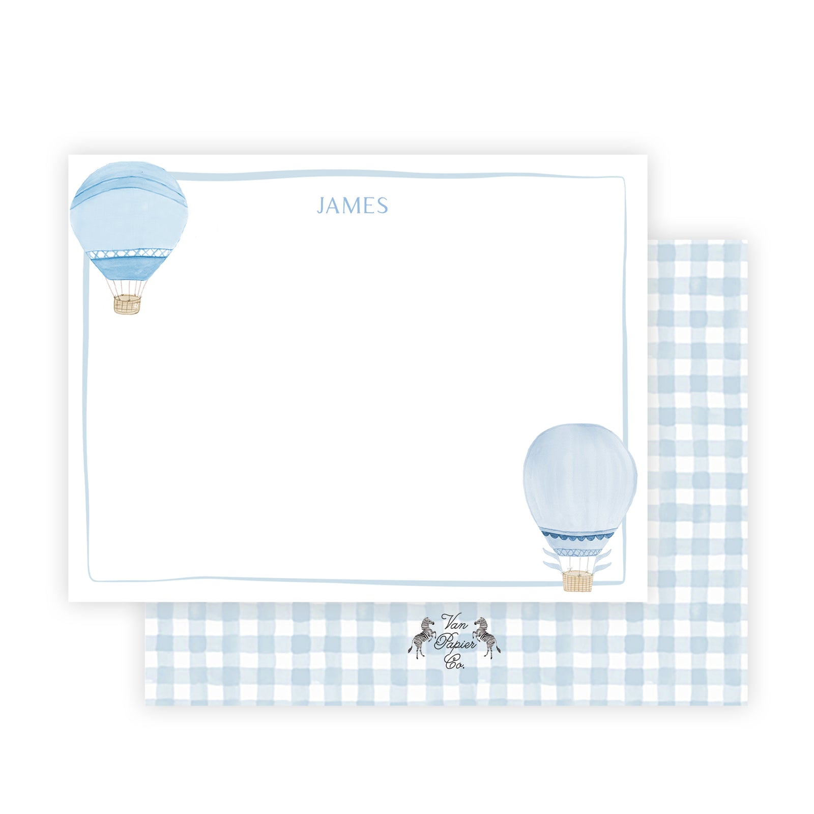 Hot Air Balloon Stationery Set