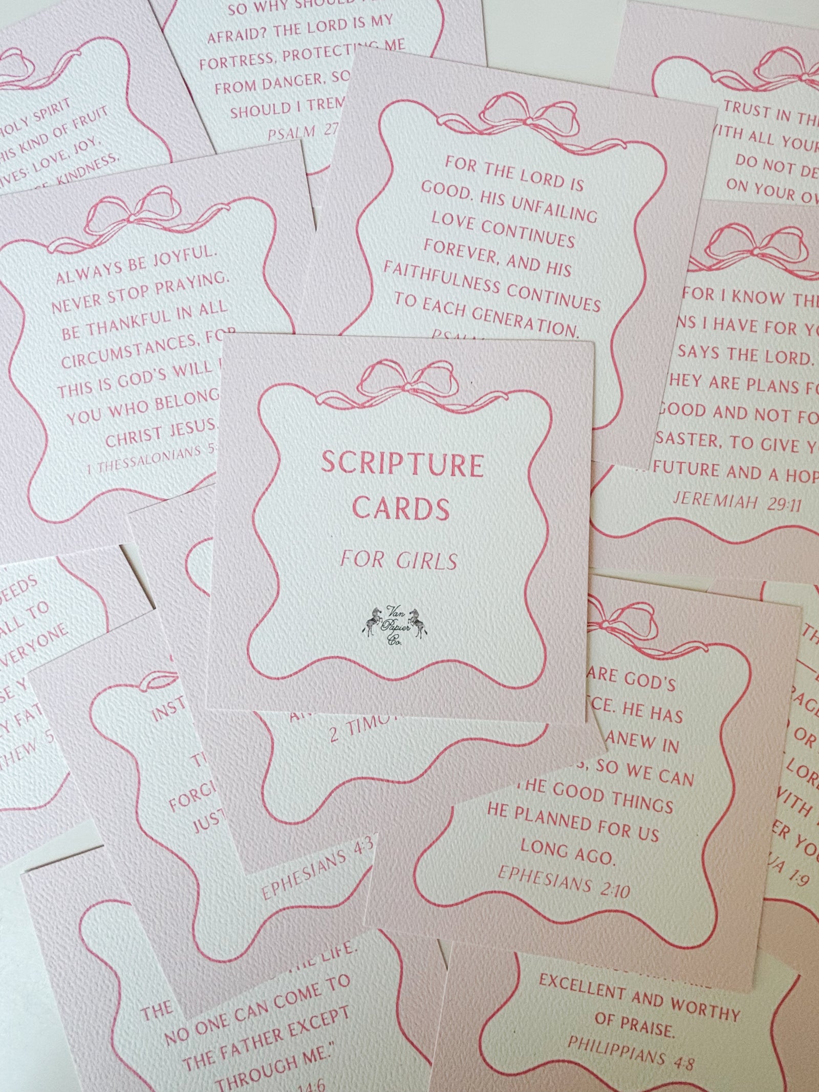 Girls Scripture Cards