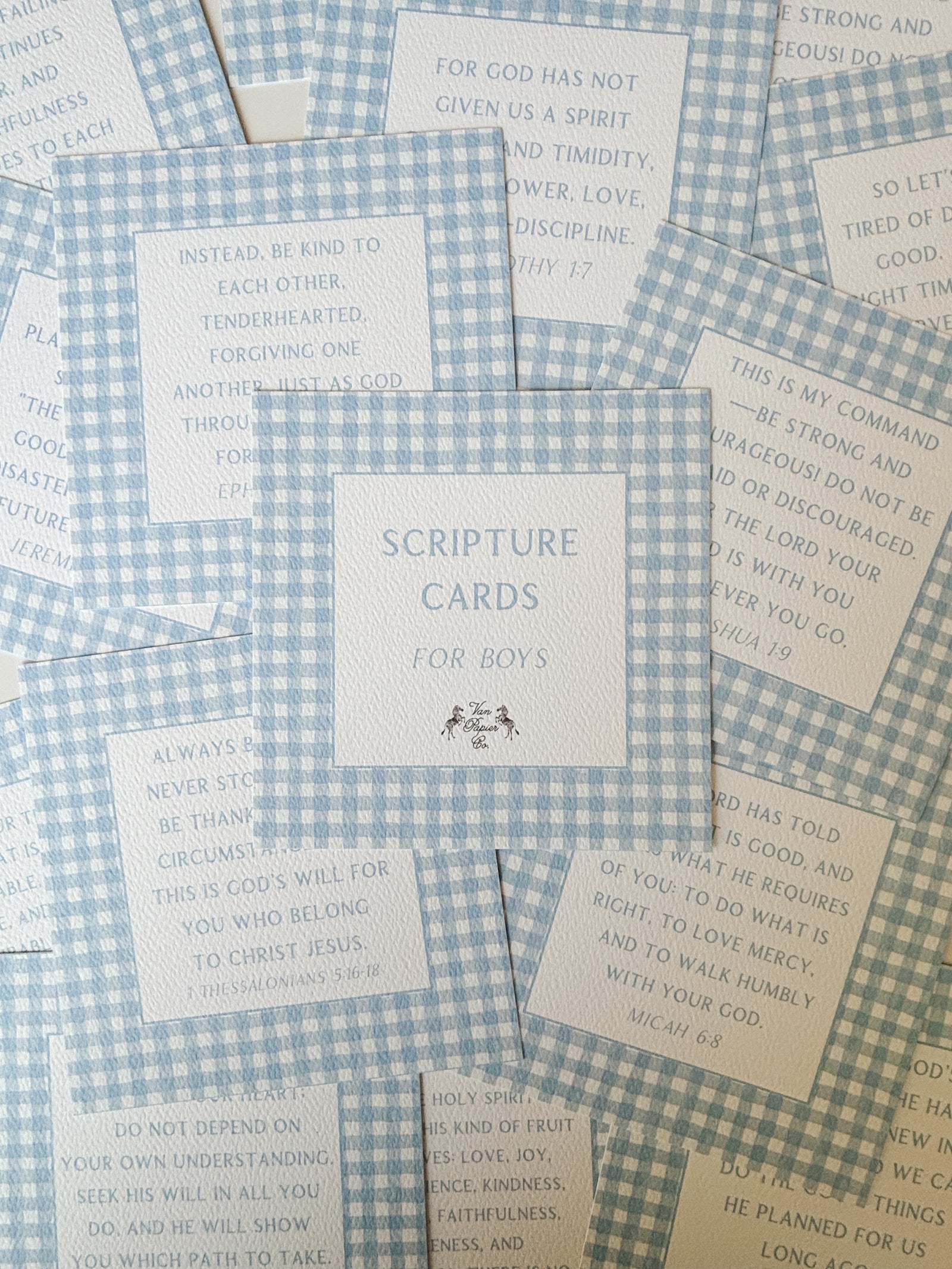 Boys Scripture Cards