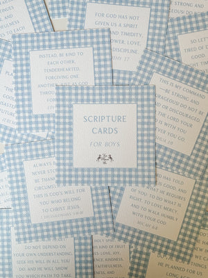 Boys Scripture Cards
