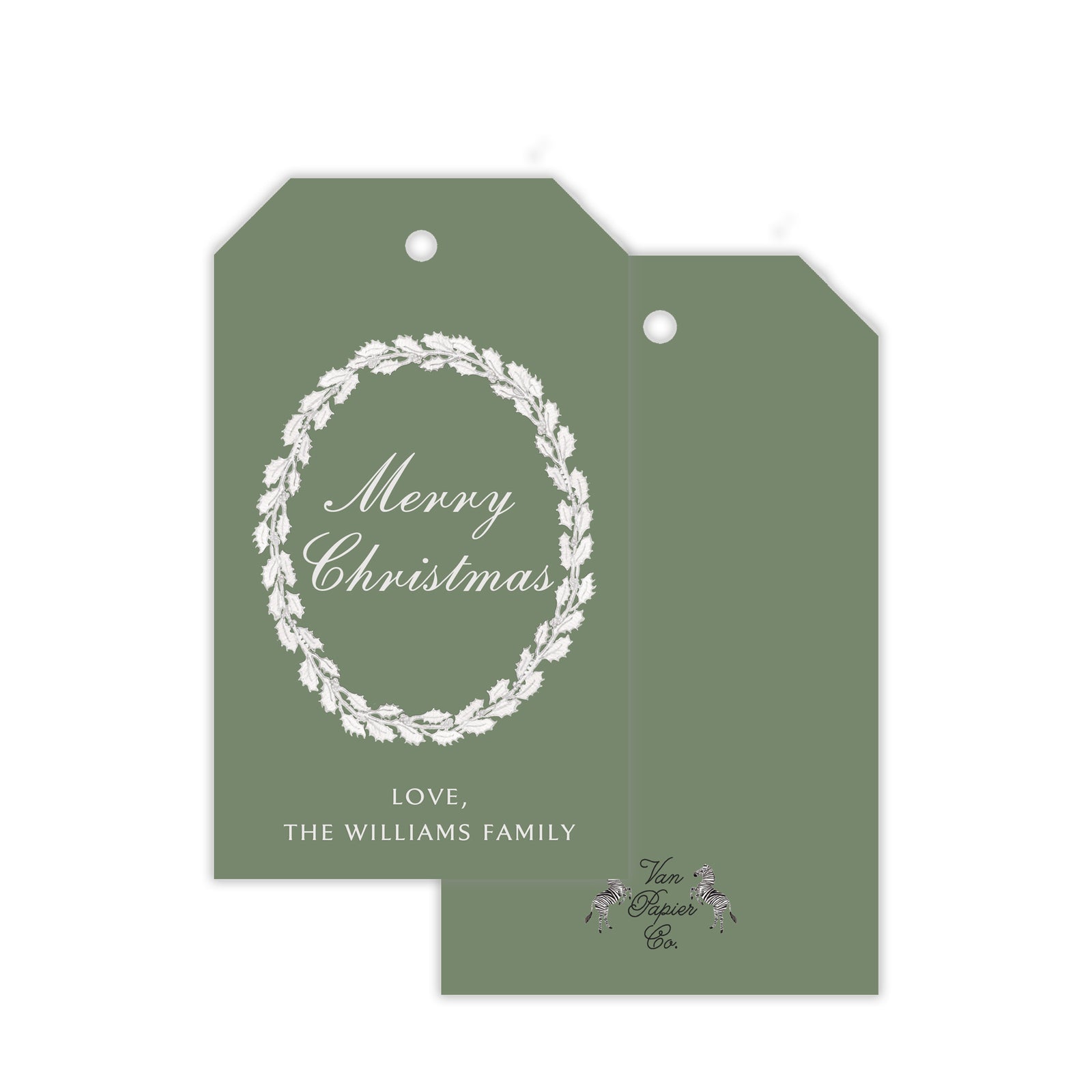 Wedgwood Jasper Inspired Holiday Gift Tags