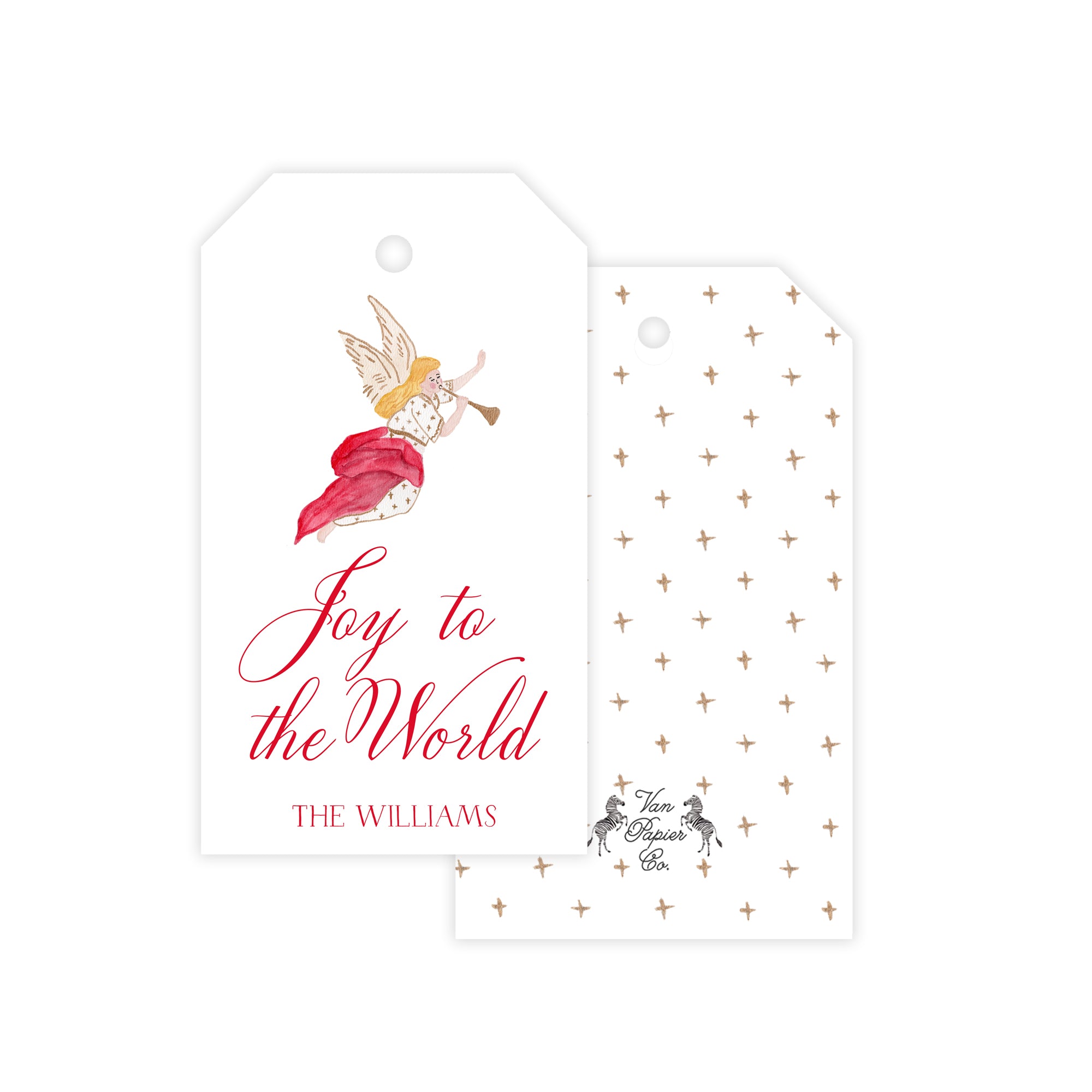 Joy to the World Holiday Gift Tags