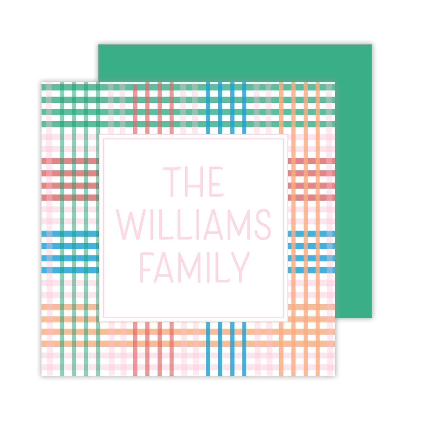Plaid Calling Cards