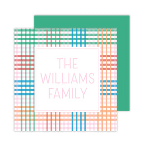 Plaid Calling Cards