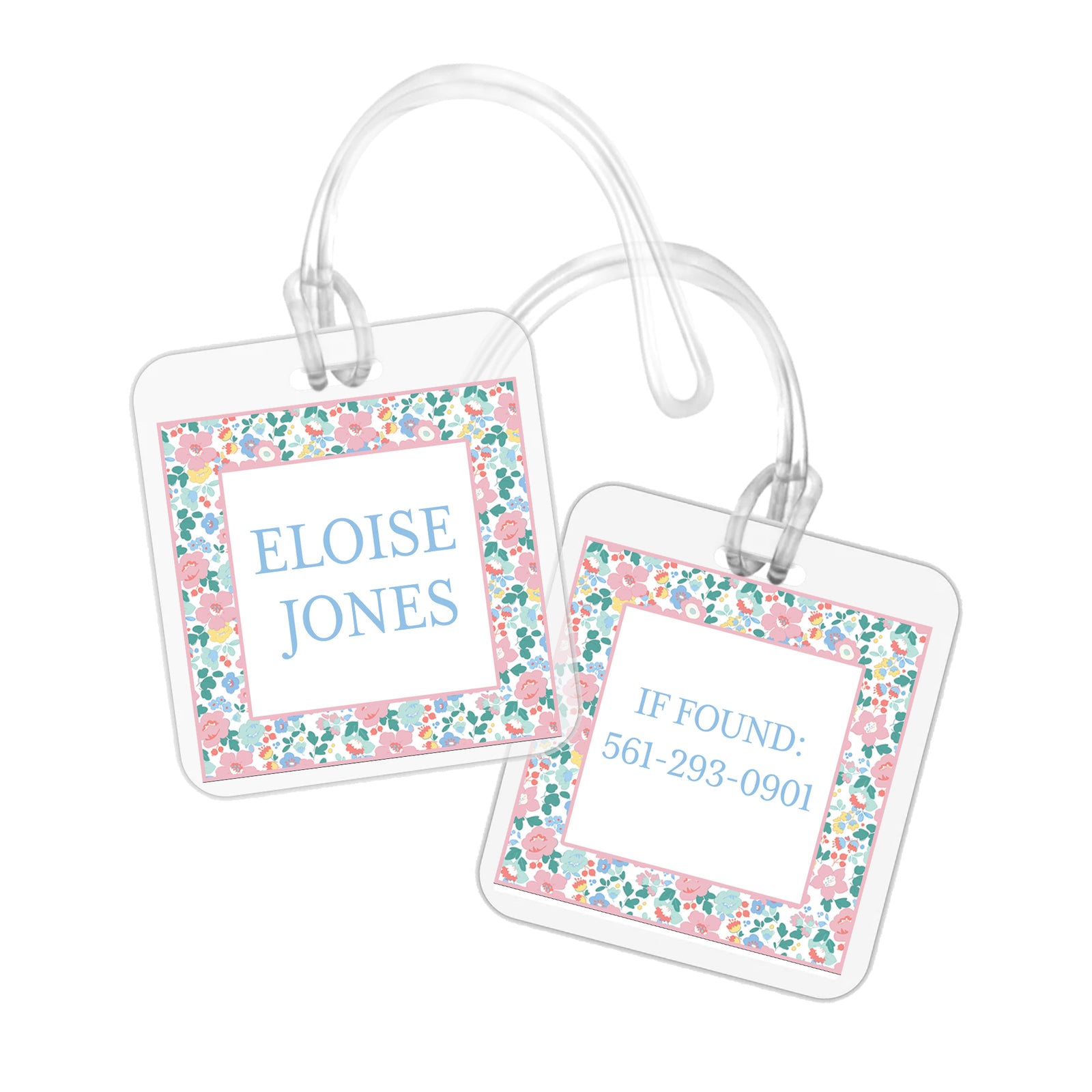 Liberty Floral Bag Tag
