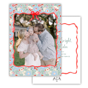 Liberty Floral Christmas Card