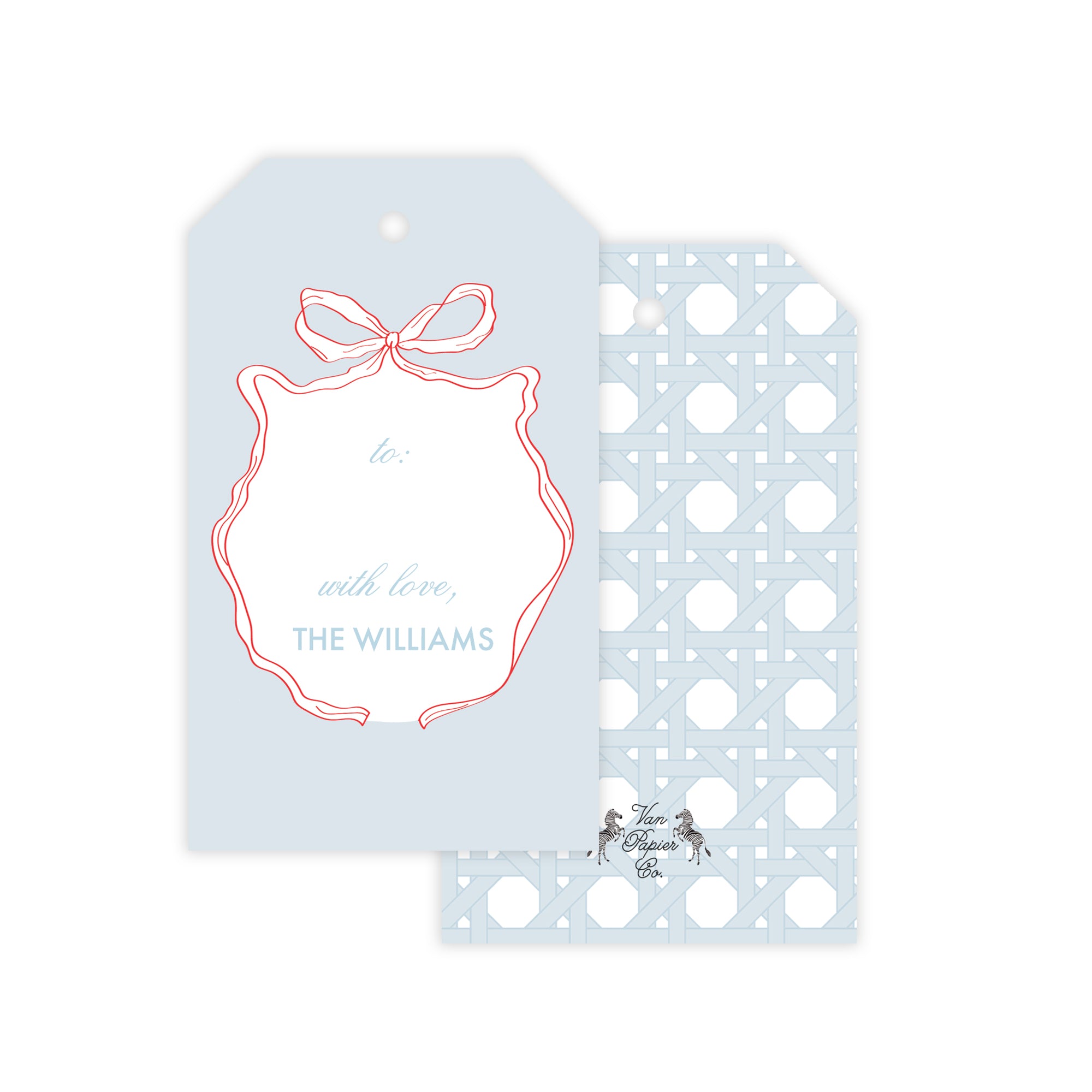 Bow Holiday Gift Tags