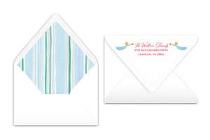 Colorful Nativity Christmas Card