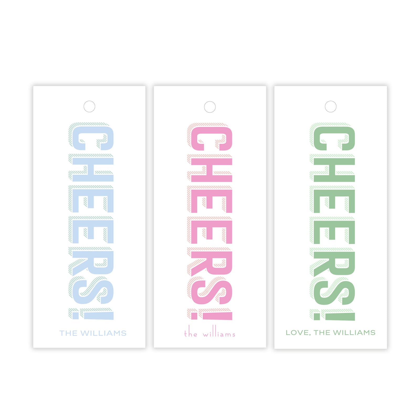 Cheers Hanging Gift Tags
