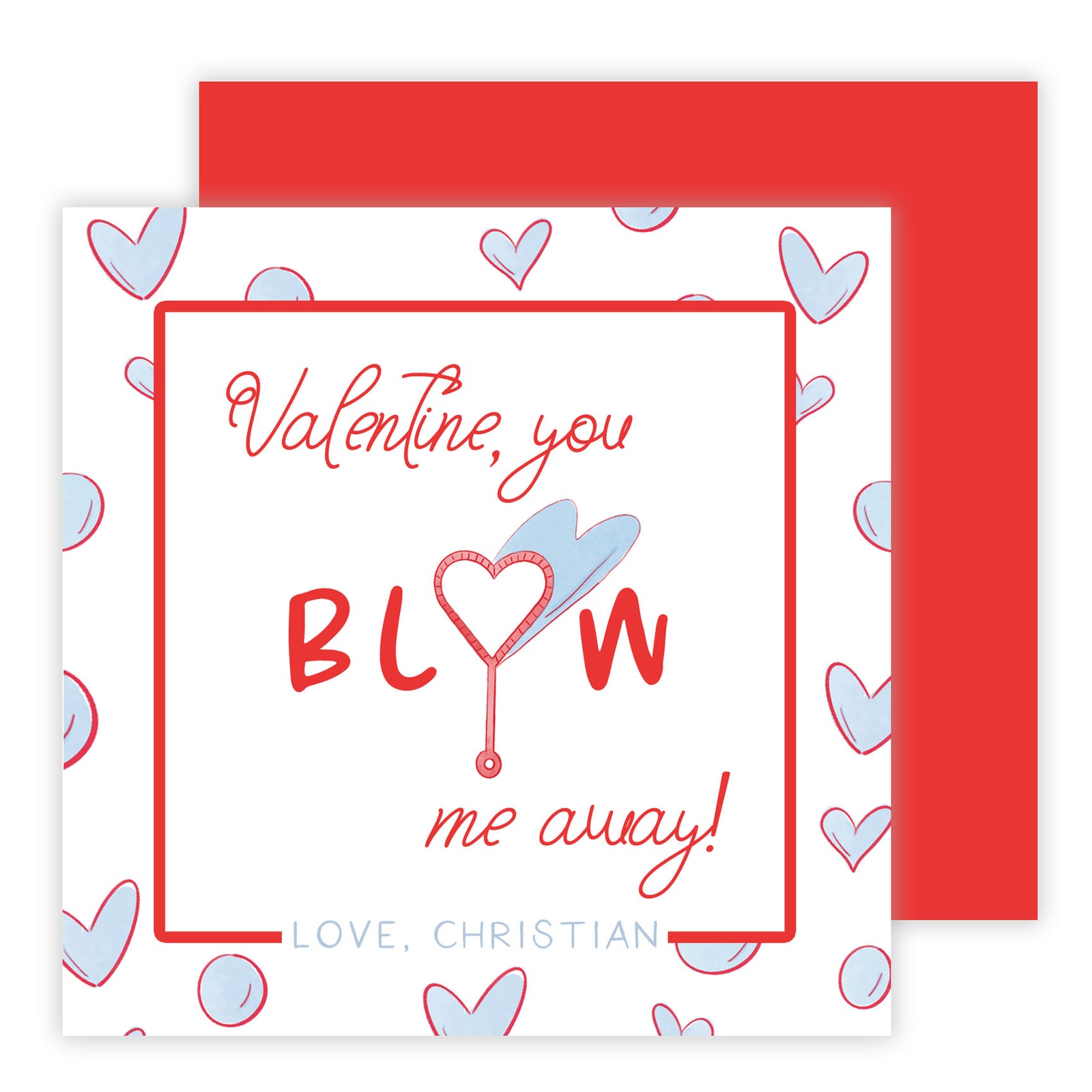 Blow Me Away Valentine Cards