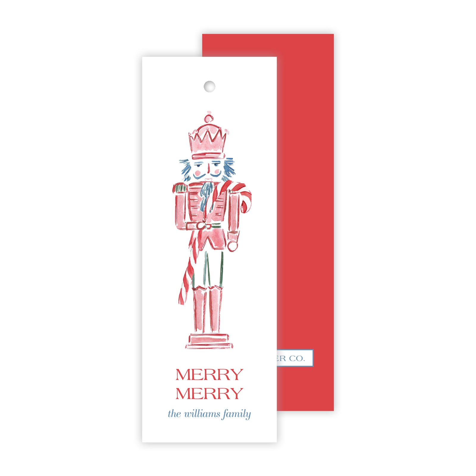 Tall Nutcracker Gift Tags