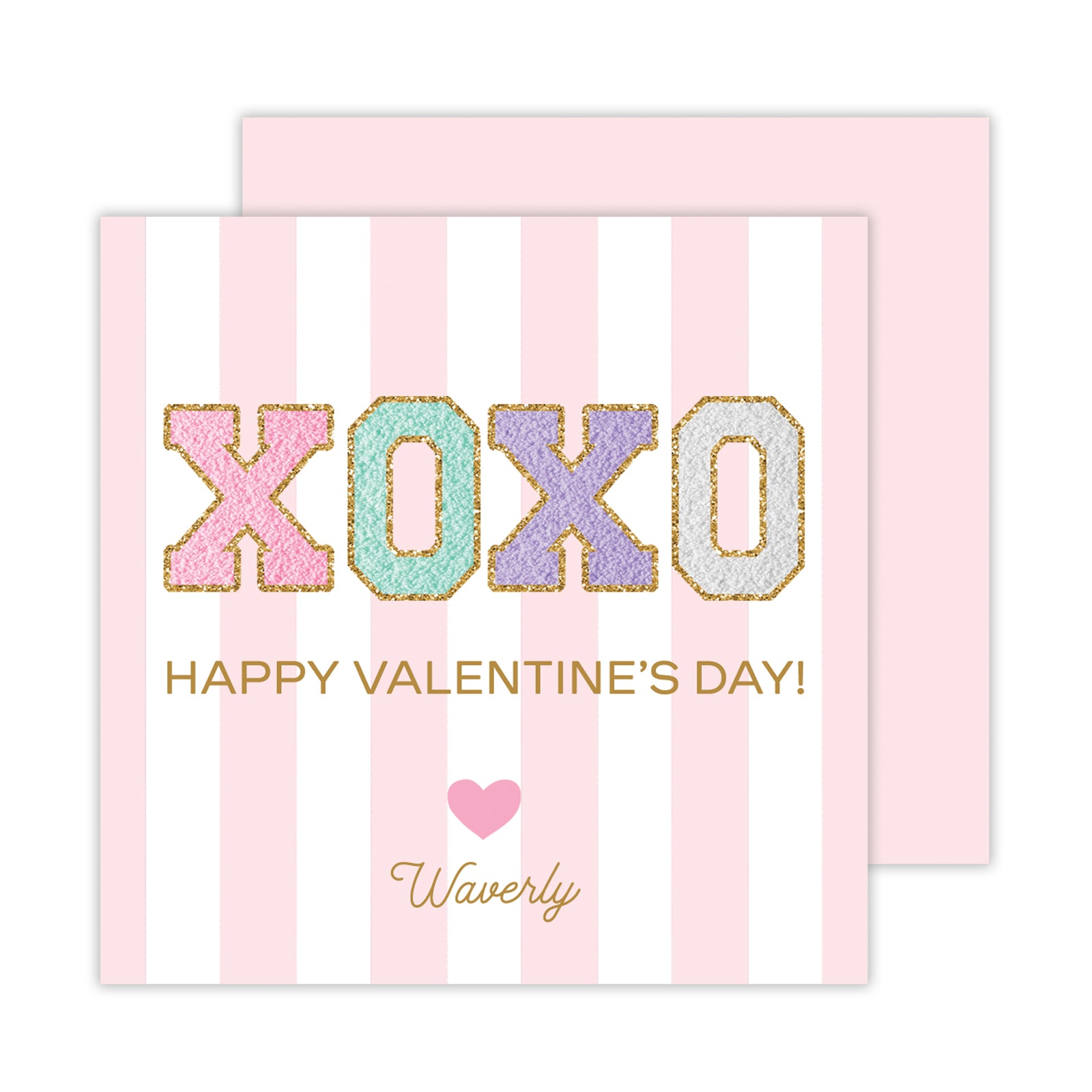 XO Patch Valentine Tags