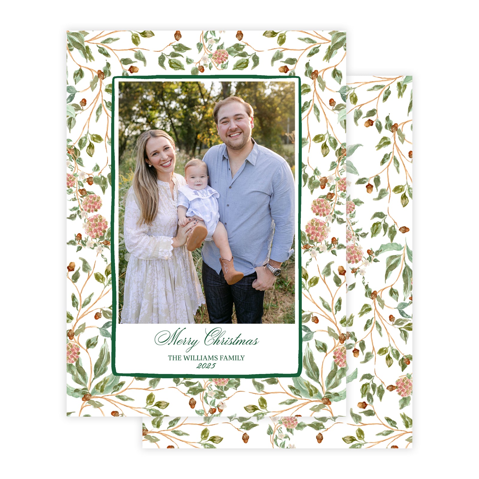 Chinoiserie Christmas Card