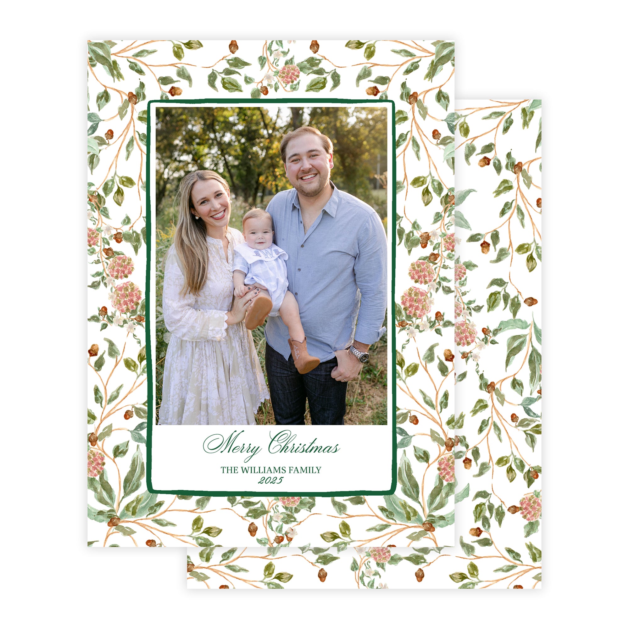 Chinoiserie Christmas Card