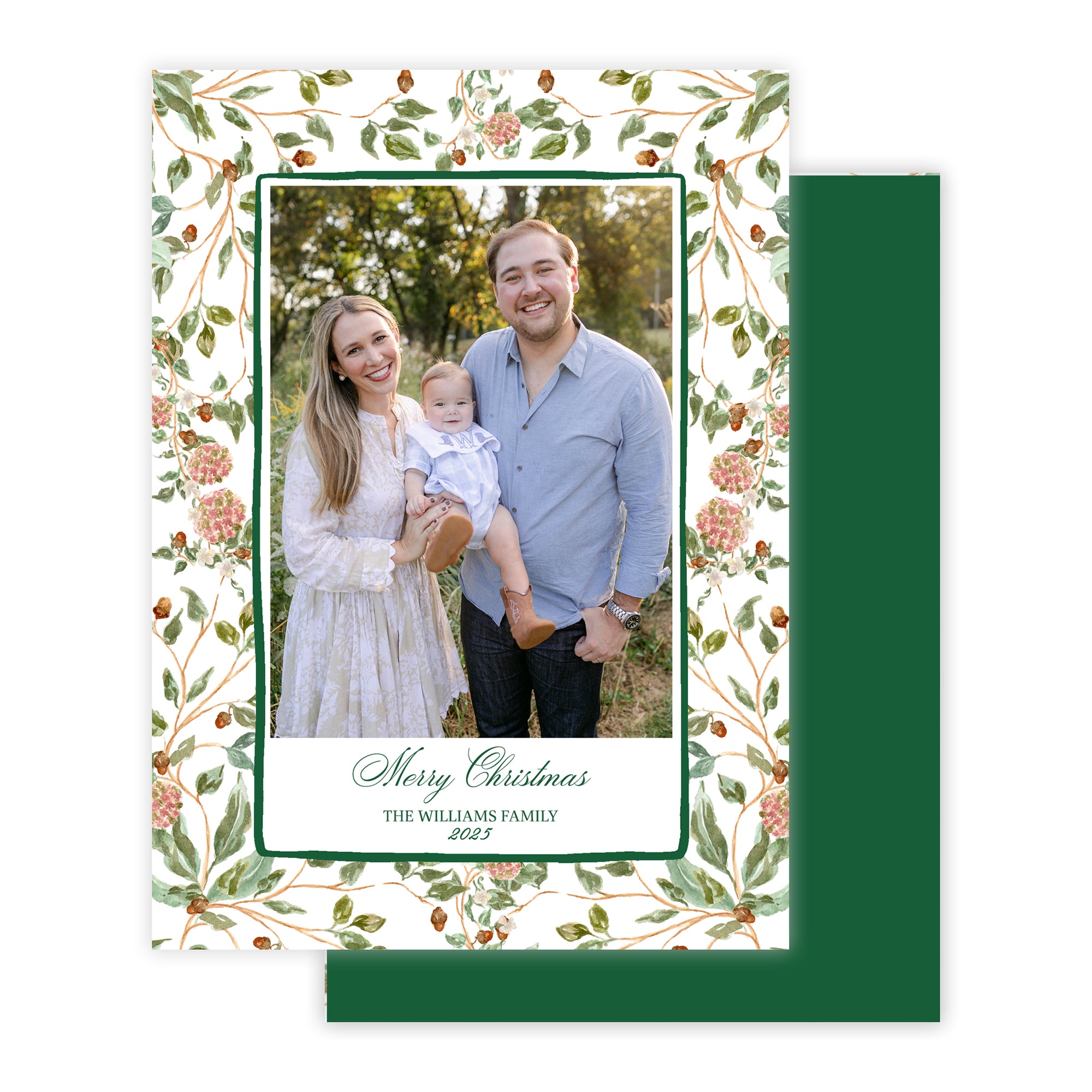 Chinoiserie Christmas Card