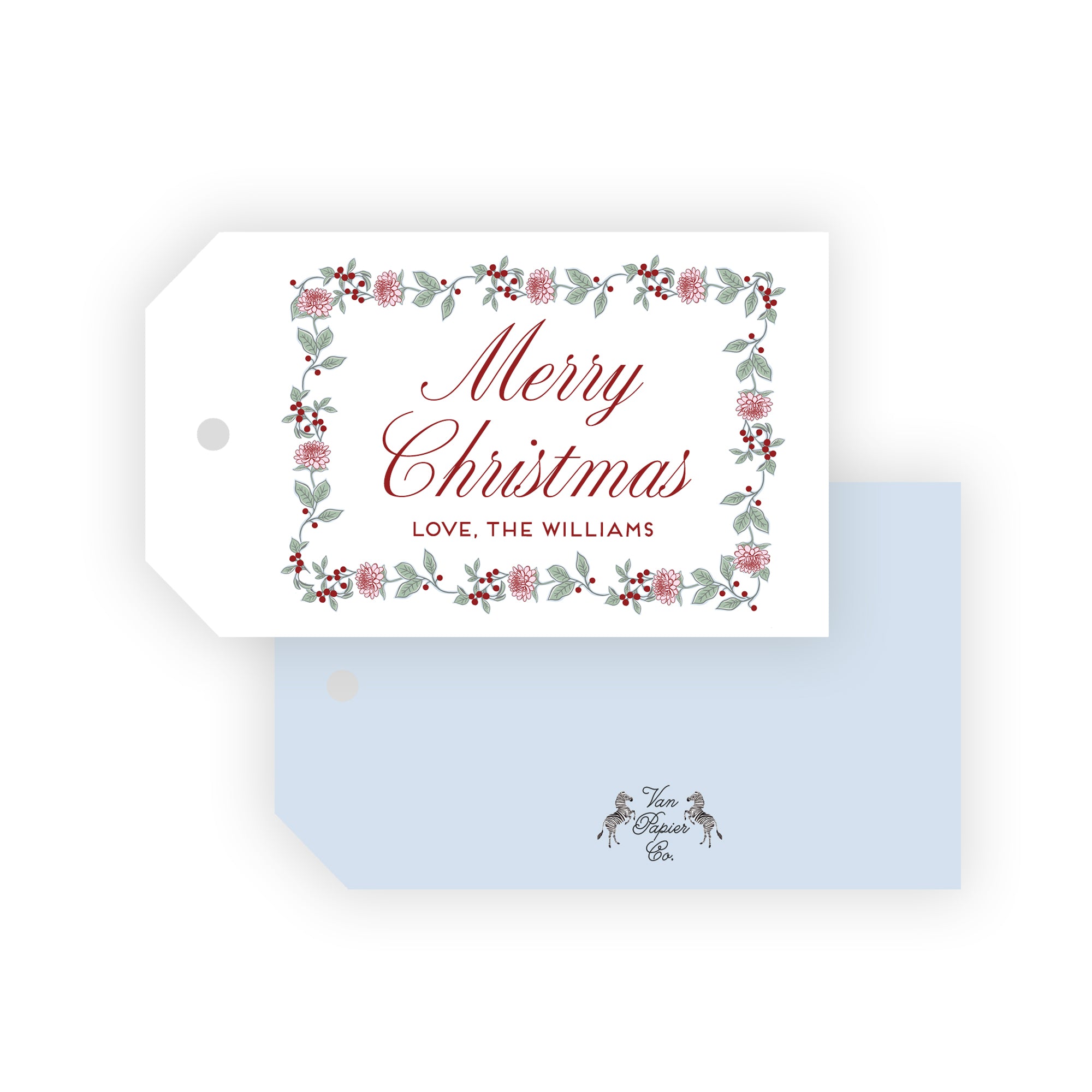 Holly Holiday Gift Tags