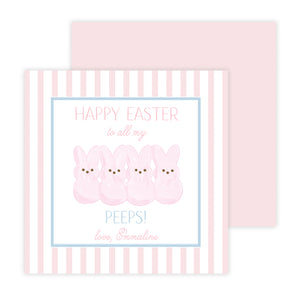 Happy Easter Peeps Tag